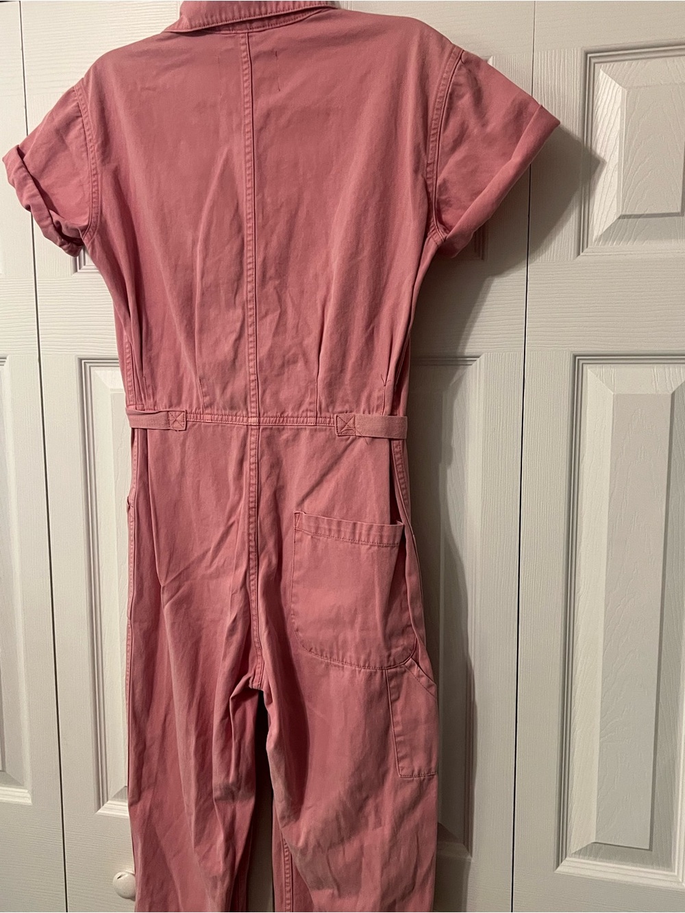 Pistola Grover Field Suit Short Sleeve Utility Jumpsuit Pink Flamingo Size XS - Picture 11 of 16